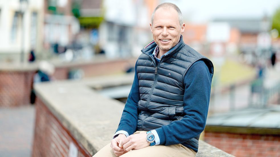 Jan Hillebrand will Bürgermeister der Gemeinde Krummhörn werden. Foto: privat