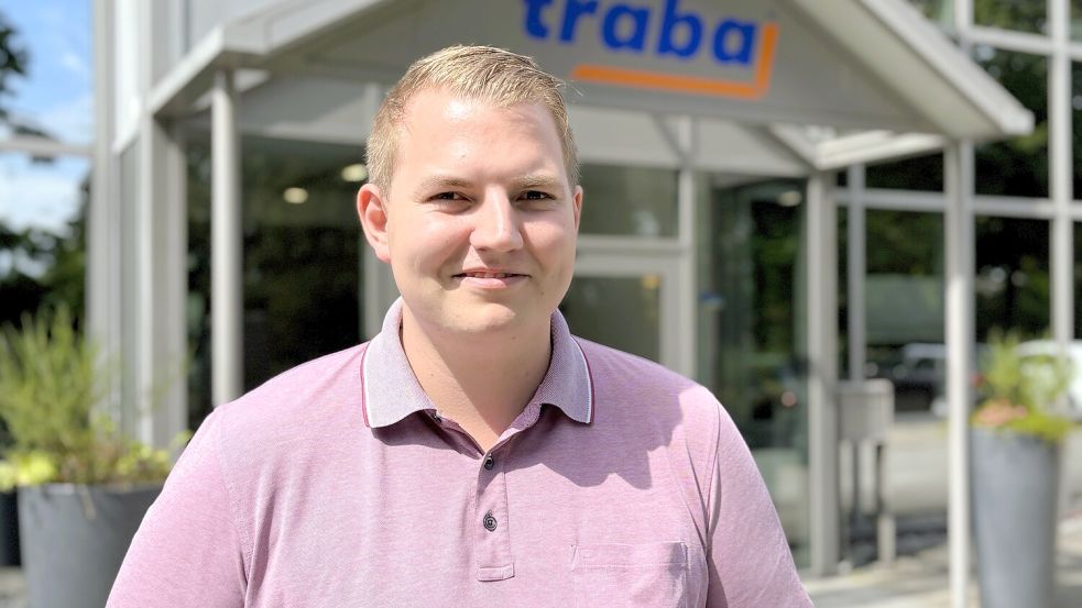 Michael Tjarks ist Geschäftsführer der Traba Beteiligungs GmbH. Der 30-Jährige versteht sich nicht als Einzelkämpfer an der Spitze, sondern als Teil eines fünfköpfigen Führungsteams. Foto: Nicole Böning