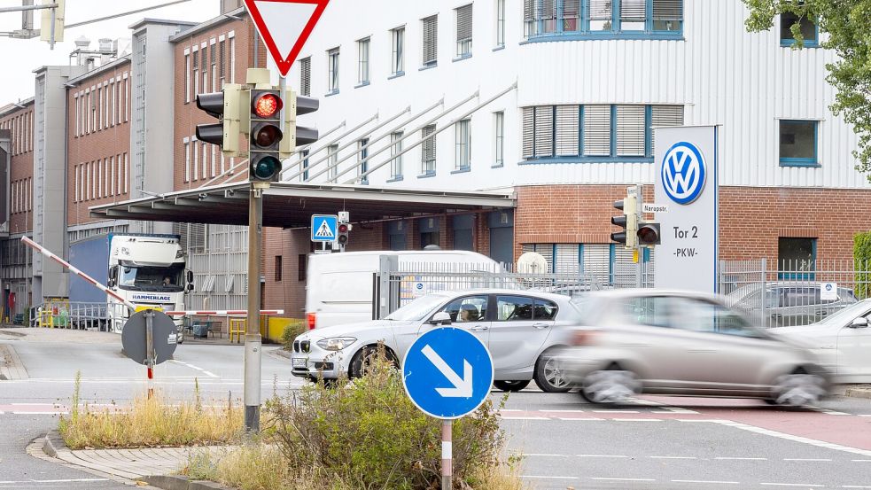 Die Narupstraße in Osnabrück zwischen der Schellenbergbrücke und der Hannoverschen Straße. Hier die Kreuzung mit der Karmannstraße. Foto: Benjamin Beutler