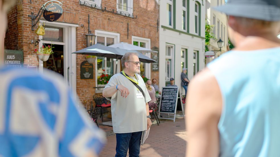Günter Podlich kennt die Geschichten zu allen Drehorten der Filmreihe. Foto: Izabela Mittwollen/dpa