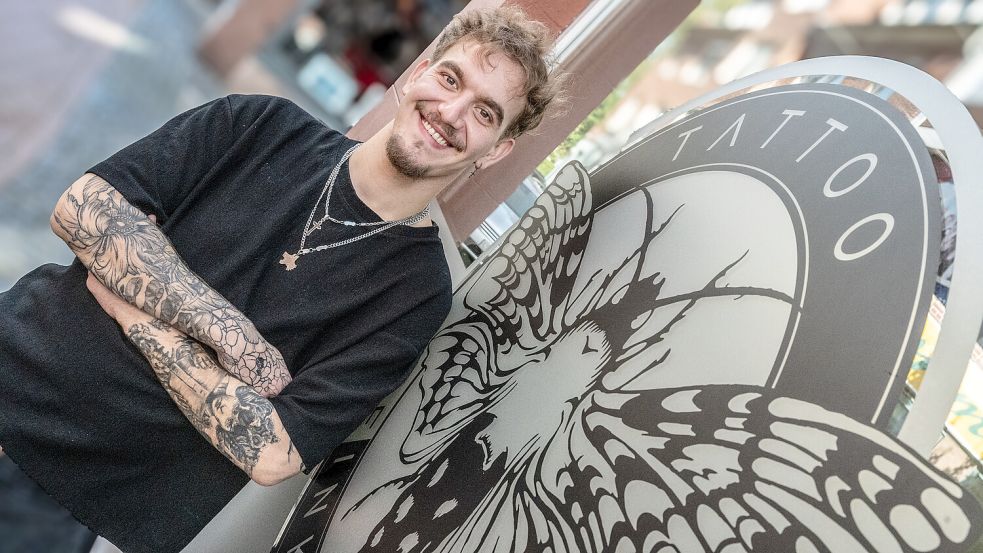 Leidenschaft im Studio „reinkarnation Tattoo“. Foto: Klaus Ortgies