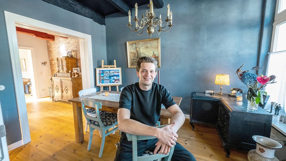 Max Busker fühlt sich wohl in seinem neuen Zuhause in Klein Faldern. Foto: Klaus Ortgies