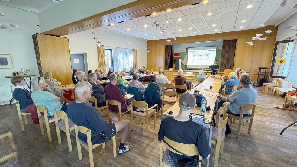 Die Veranstaltung im Calvin-Haus stieß auf reges Interesse. Foto: Energiewelle Borkum
