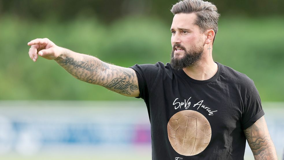 Daniel Franziskus trainiert die SpVg Aurich nur noch bis zur Winterpause. Foto: Jens Doden/ Emden